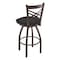 Holland Bar Stool Co 30" Swivel Bar Stool, Bronze Finish, Graph Coal Seat 82030BZ018 - alternate 3